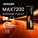 MAXBYSYNO  PCIe Gen 4.0 M.2 2280 NVMe SSD 7200MB/s Read - Image 3